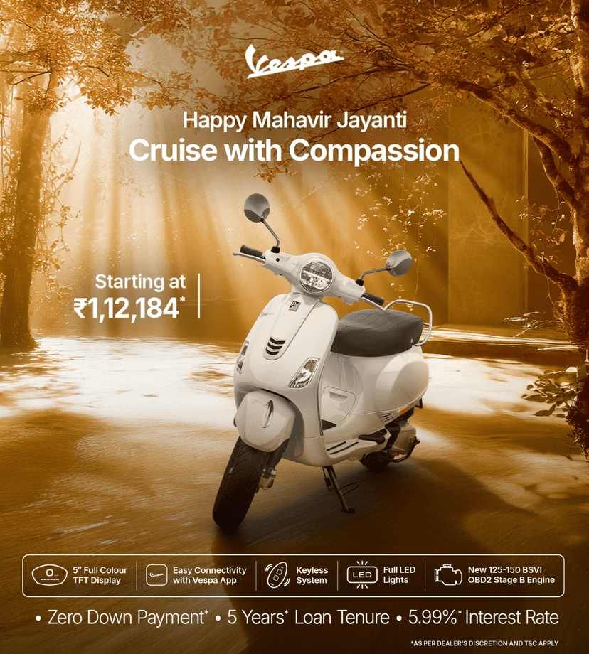 Mahavir Jayanti Special – Vespa Offers